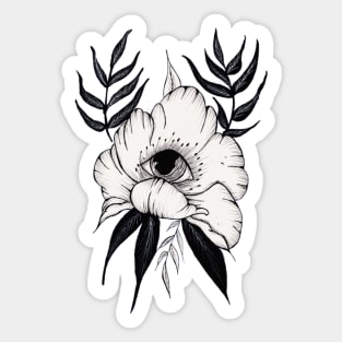 floral eye Sticker